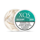 Open Box Green Mint XQS Nicotine Pouches 8mg